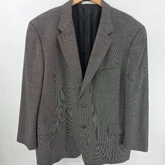 Joseph Abboud Other - Joseph Abboud Black White Wool Blazer – Size 48R – Two-Button Sport Coat